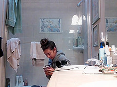 Nice teen 18+ Is Getting Ready For Shower