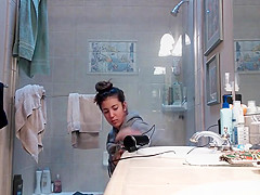 Nice teen 18+ Is Getting Ready For Shower