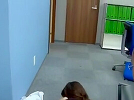Nice-looking Asian Gives Cowgirl Riding With A Butt Plug On