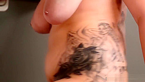 Nikki fingers her doubly dripping wet pussy