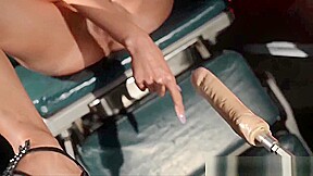 Nina Elle oiled up Fucking Machine