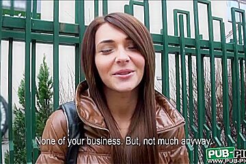 Non-Professional whore Alexis Brill drilled and received cum in her face hole