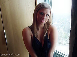 Nslip Gorgeous Young Blonde Hottie On Her Webcam