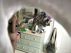 Nude girl going to dress and showing her sweet booty