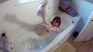 Nurse gets Messy in shaving foam
