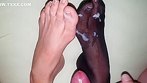 Nylon Feet Cumshot Compilation #2