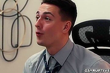 Office Fuck His Co Worker - Carter Woods And Masyn Thorne