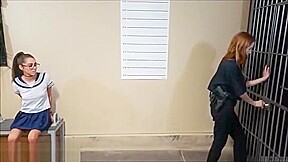 Officer Jackie Arrests Amanda and Kelsie