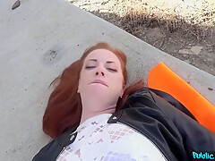 Opens Ass To Take Dick Into It At Lunch - Petite Cutie And Martin Gun