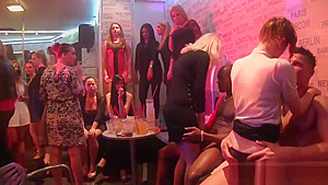 Orgy sluts get pounded