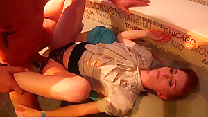 Orgy sluts get pounded