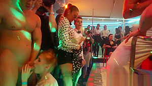 Orgy sluts get pounded