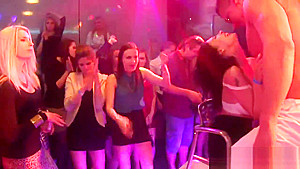 Orgy sluts get pounded