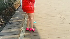 Pantyhose show