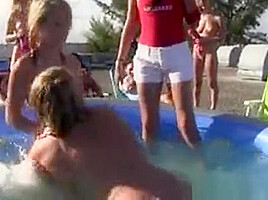 Party teens 18+ Eating Pussy