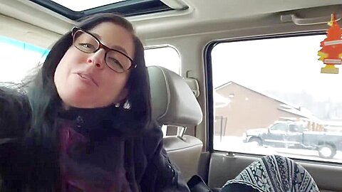 Passionate Car Sex In A Busy Parking Lot