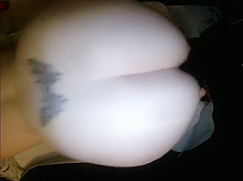 Pawg fucks huge dildo