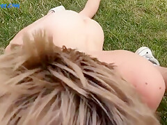 Perfect Twink Boy Receives My Monster Dick & Cumshot On Cliff Top; Rough Bareback