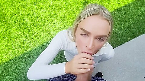 Persuaded A Beautiful Blonde Into Passionate Anal Sex