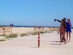 Petite Spanish slave walked in public