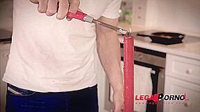 Petite babe Veronica Leal ass fingered & butt fucked balls deep in kitchen GP649 - PornWorld