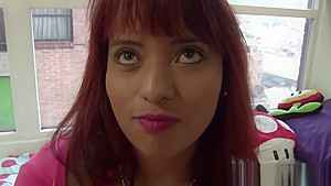 Petite latina pounded