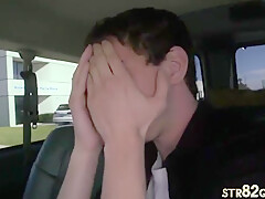 Picked Up Str8 Stud Fucks Gays Ass In Pickup Bus Till Cum
