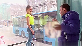Pickedup Euro Gal Pussylicked In Public Truck
