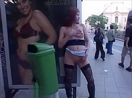 Piss Slut in Public 12 Ferenciek tere - Corvin Aruhaz Parkolo