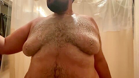 Playing With My Tetas In The Shower