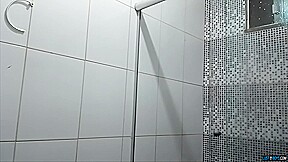 Pole Rubbing In The Bathroom - David Scott