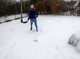 Polish Chick Goes Crazy On My Dick After Blowjob On The Snow With Crazy Dick And Owiaks