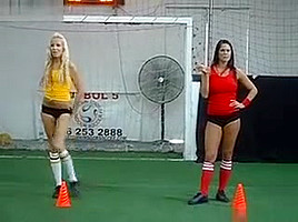Pornstars Fucking On The Soccer Field