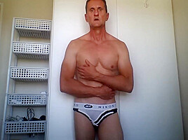 Posing Stripping Playing With A Flesh-light And Shooting A Big Load
