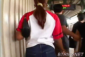 Pungent Busty Transexual Craves For Donga