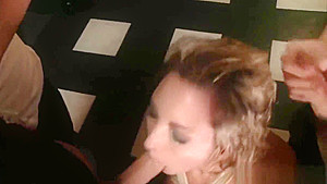 Raucous group sex pleasuring