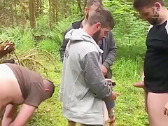 Real Men Outdoor Bareback Fuck