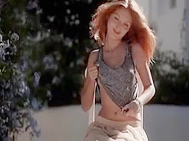 Real Orgasm For An Innocent Teenie In A Public Garden