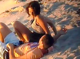 Real Video Couple Caught Fucking On An Empty Beach