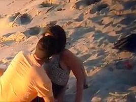 Real Video Couple Caught Fucking On An Empty Beach