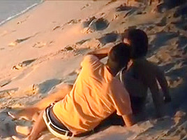 Real Video Couple Caught Fucking On An Empty Beach