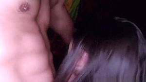 Real amateur tastes cum from strippers bbc
