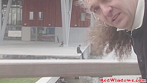 Real amsterdam hooker fucking tourist closeup