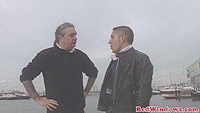 Real amsterdam hooker fucking tourist closeup