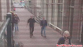 Real amsterdam hooker fucking tourist closeup