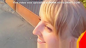 Real eurobabe pickedup and fucked POV