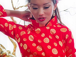Red China Doll