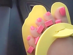 RedBone Pink Toenails