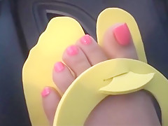 RedBone Pink Toenails