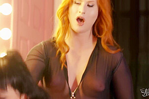 Redhead Tranny Incredible Porn Video
